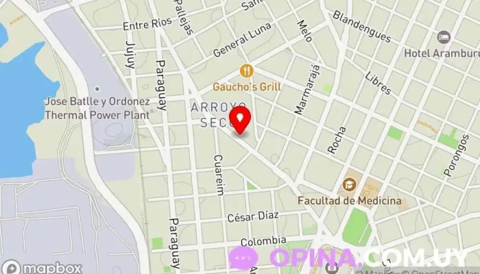 mapa de HOUSING- negocios inmobiliarios Agencia inmobiliaria en Montevideo