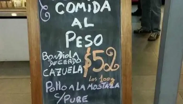 Hoy Cocina La Abuela Srl:  Menu