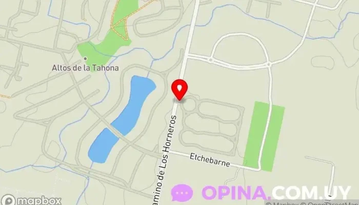 mapa de Huertas de Los Horneros Urbanización privada en canelones