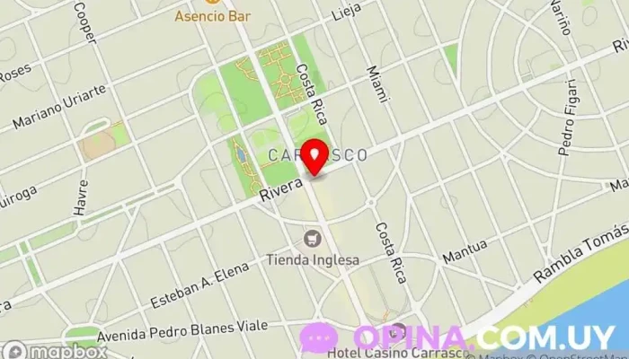 mapa de hus Inversiones Inmobiliarias Agencia inmobiliaria en Montevideo