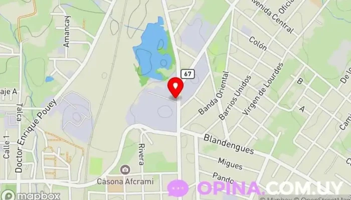 mapa de IAC - PTC - Capacitación Escuela en Las Piedras