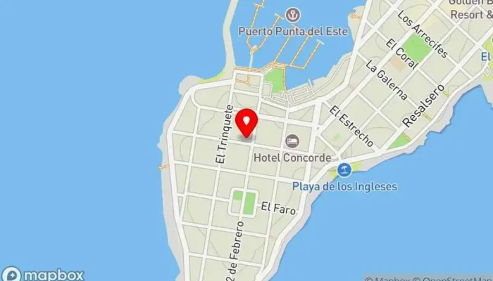 mapa de Il Baretto Bar restaurante, Restaurante en Punta del Este