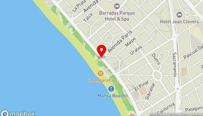 mapa de Il Belvedere Cafetería en Punta del Este