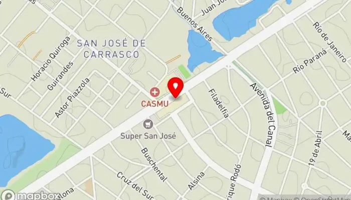 mapa de il gufo Pizzería en Ciudad de la Costa