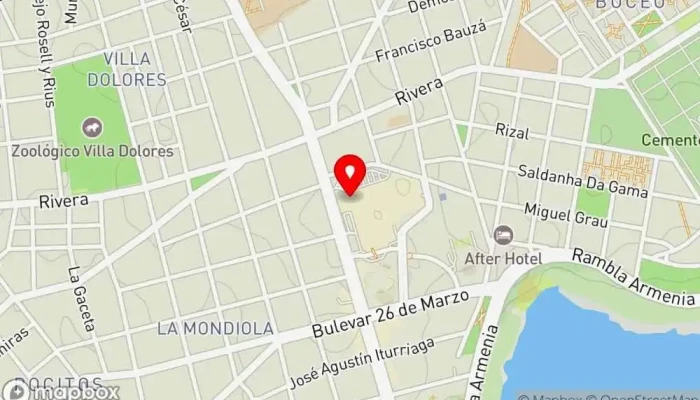 mapa de Il Mondo della Pizza Pizzería en Montevideo