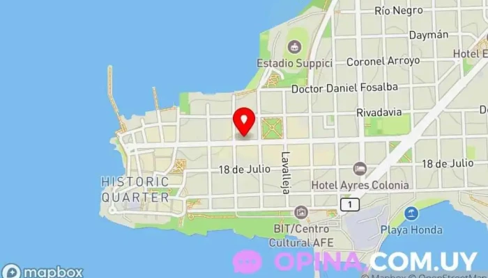 mapa de Imprenta Colonia SRL Imprenta en Col. del Sacramento