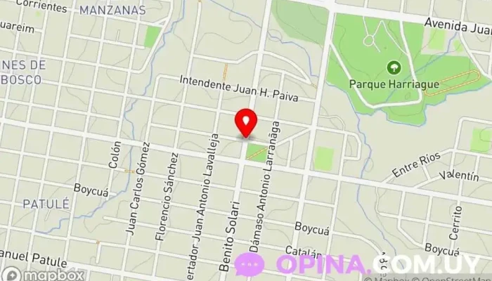 mapa de ImpresionArte Papelería, Servicios de diseño en Salto