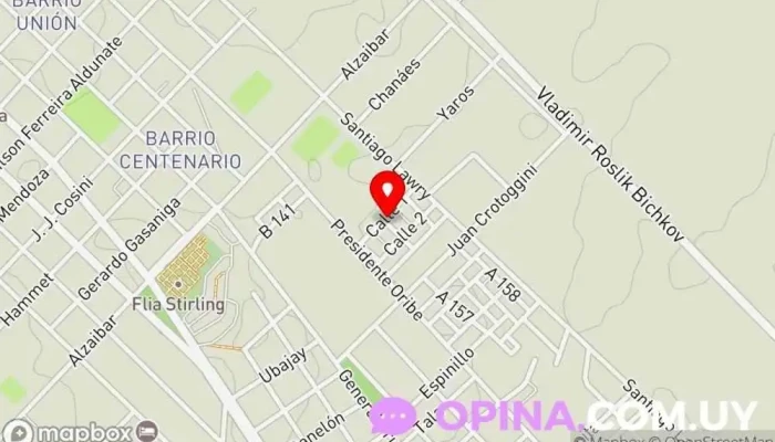 mapa de Impresiones y fotocopias MB Imprenta en Fray Bentos