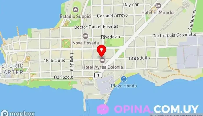 mapa de Impulsa Negocios Inmobiliarios Agencia inmobiliaria, Agencia de bienes inmuebles comerciales en Colonia