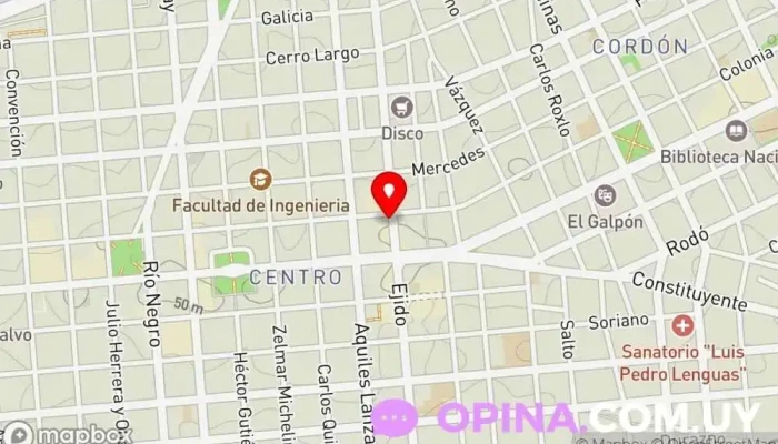 mapa de Infante, Martino & Antelo S.R.L Inmobiliaria Agencia inmobiliaria en Montevideo
