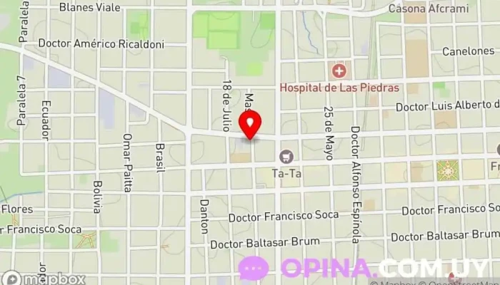 mapa de Ing. Agrimensora Centi Agrimensor en Las Piedras