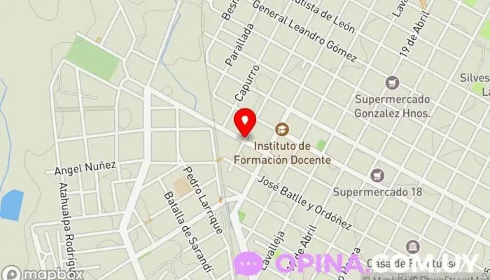 mapa de Ingeniero Agrimensor García Agrimensor en Durazno