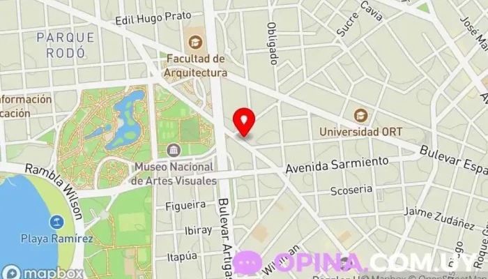 mapa de Inmobiliaria 21 Agencia inmobiliaria en Montevideo