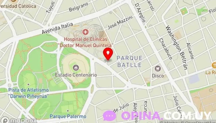 mapa de Inmobiliaria A.C.R Agencia inmobiliaria en Montevideo