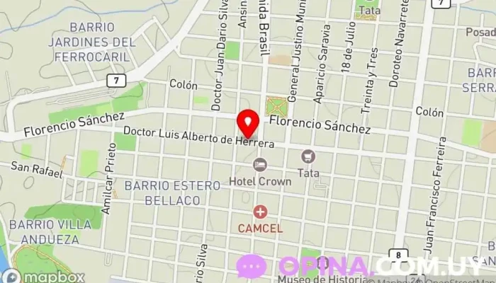 mapa de Inmobiliaria Ag Propiedades Y Seguros Agentes inmobiliarios en Melo