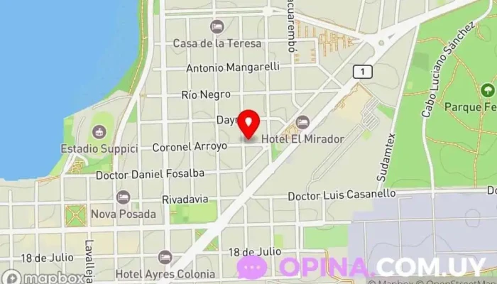 mapa de Inmobiliaria Ar & Asociados Agencia inmobiliaria, Administrador de la propiedad, Tasador inmobiliario en Col. del Sacramento