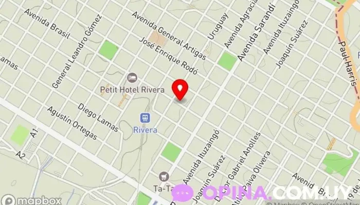 mapa de Inmobiliaria Barboza Agencia inmobiliaria en Rivera