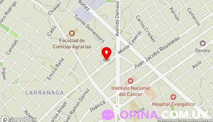 mapa de Inmobiliaria Berlasi Agencia inmobiliaria en Montevideo