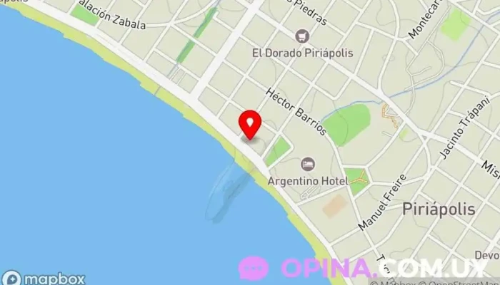 mapa de Inmobiliaria Beto Goio & Asociados Agentes inmobiliarios en Piriápolis