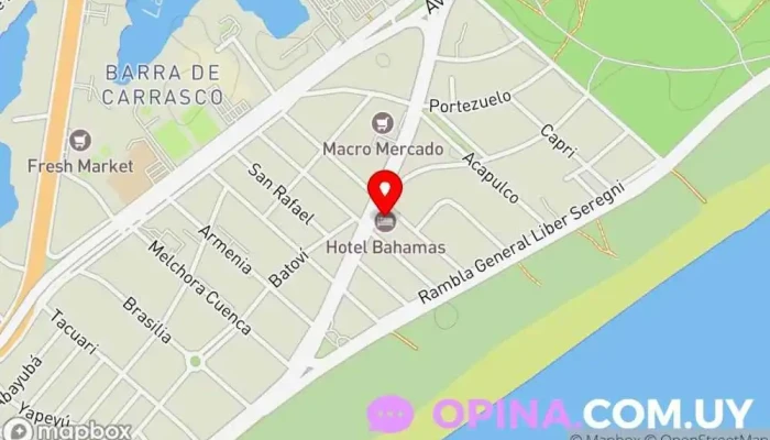 mapa de Inmobiliaria Brandon Group Agentes inmobiliarios en Ciudad de la Costa