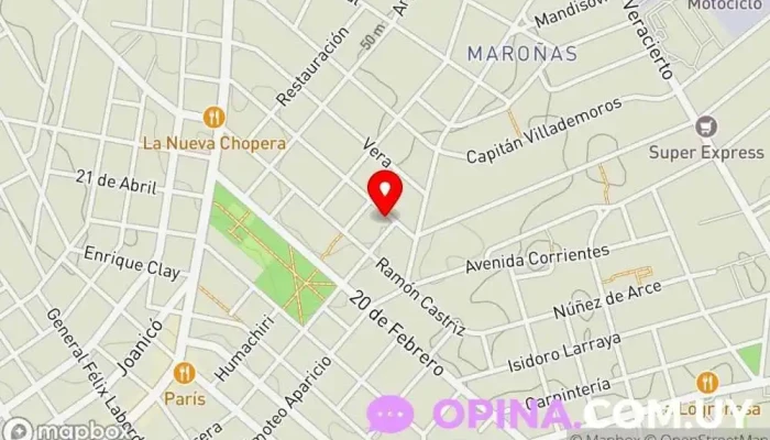 mapa de Inmobiliaria Bruno  en Montevideo