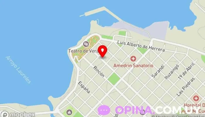 mapa de Inmobiliaria Buzó y Cía Agentes inmobiliarios en Fray Bentos