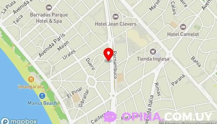 mapa de INMOBILIARIA CARRIQUIRY PROPIEDADES Agencia inmobiliaria en Punta del Este