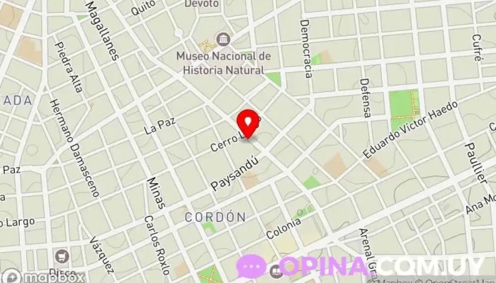 mapa de Inmobiliaria Castro Agencia inmobiliaria en Montevideo