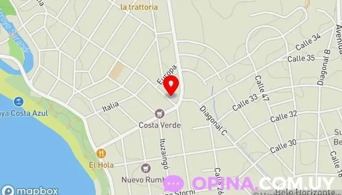 mapa de Inmobiliaria Costa Azul Agencia inmobiliaria, Alojamiento en Costa Azul