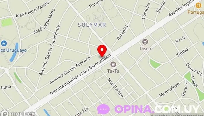 mapa de Inmobiliaria Dubai Agencia inmobiliaria en Ciudad de la Costa