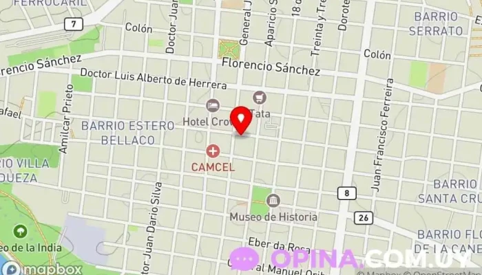 mapa de Inmobiliaria Eguren Agencia inmobiliaria en Melo