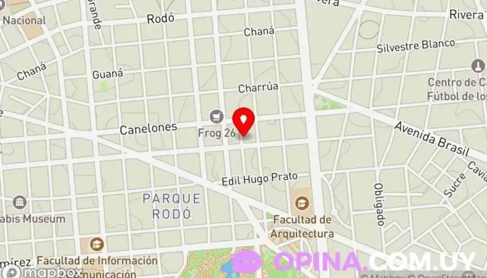 mapa de Inmobiliaria Enter Agencia inmobiliaria en Montevideo
