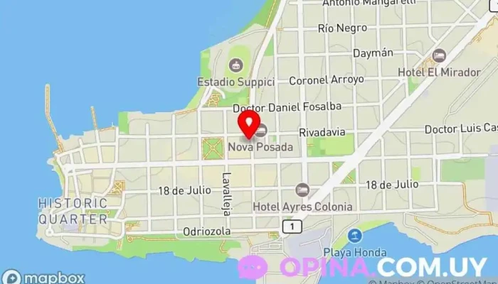 mapa de Inmobiliaria Estudio Dinámica Comercio en Col. del Sacramento