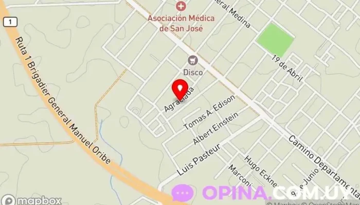 mapa de Inmobiliaria Ferraro  en Libertad