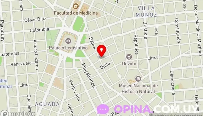 mapa de INMOBILIARIA FILGUEIRA & FILGUEIRA Agencia inmobiliaria, Administrador de la propiedad, Tasador inmobiliario en Montevideo