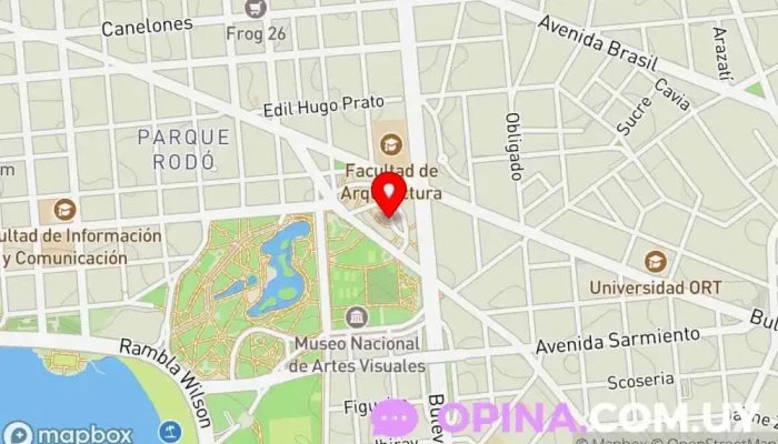 mapa de Inmobiliaria GEKA Agencia inmobiliaria en Montevideo