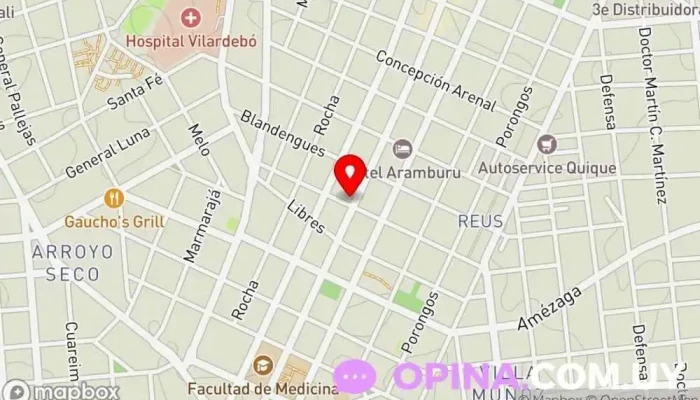 mapa de Inmobiliaria Goes Agencia inmobiliaria en Montevideo