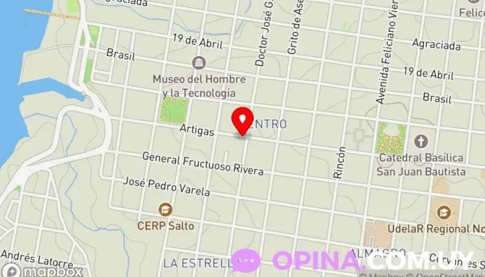 mapa de Inmobiliaria IPM Agencia inmobiliaria en Salto