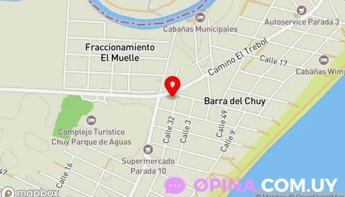 mapa de Inmobiliaria JR Agencia inmobiliaria en Barra del Chuy