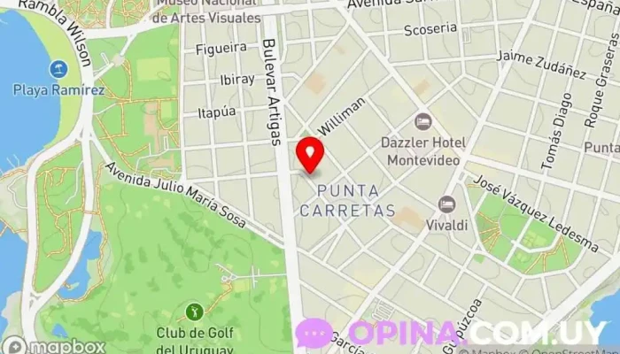 mapa de Inmobiliaria Kala Propiedades Agencia inmobiliaria en Montevideo