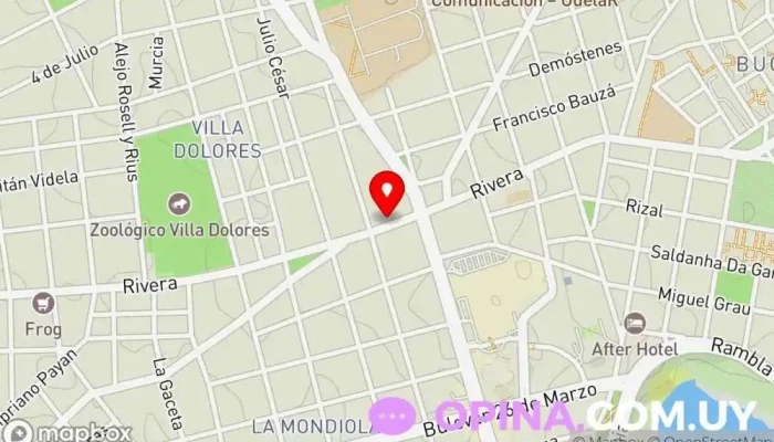 mapa de Inmobiliaria LARS Agencia inmobiliaria en Montevideo