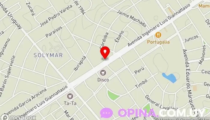 mapa de Inmobiliaria Los Horneros Agencia inmobiliaria en Ciudad de la Costa