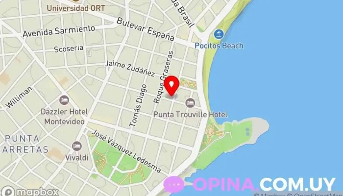 mapa de Inmobiliaria Marques Moroy Agencia inmobiliaria en Montevideo