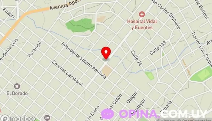 mapa de Inmobiliaria Minas Agencia inmobiliaria en Minas