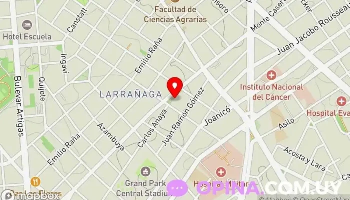 mapa de INMOBILIARIA MONYMAR Agencia inmobiliaria en Montevideo