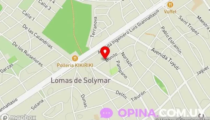 mapa de Inmobiliaria Mudate Donde Quieras Agentes inmobiliarios, Agencia de bienes inmuebles comerciales, Consultor inmobiliario, Gestoría en la Costa