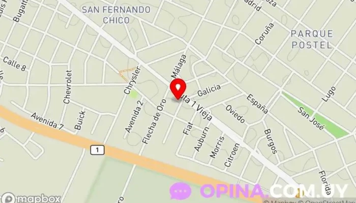 mapa de INMOBILIARIA OFICINA CIUDAD DEL PLATA Comercio en Ciudad del Plata