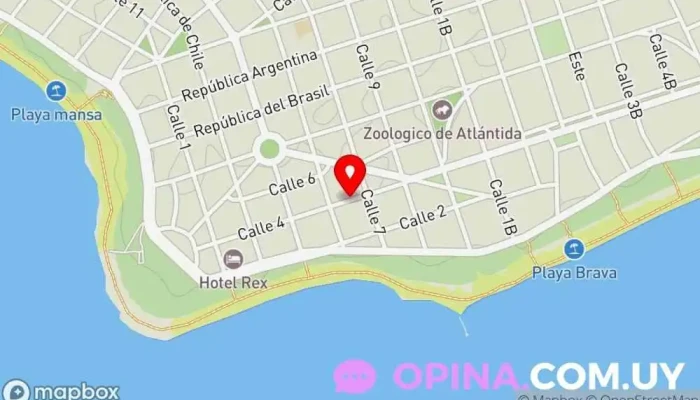 mapa de INMOBILIARIA ONEX Agencia inmobiliaria en Canelones