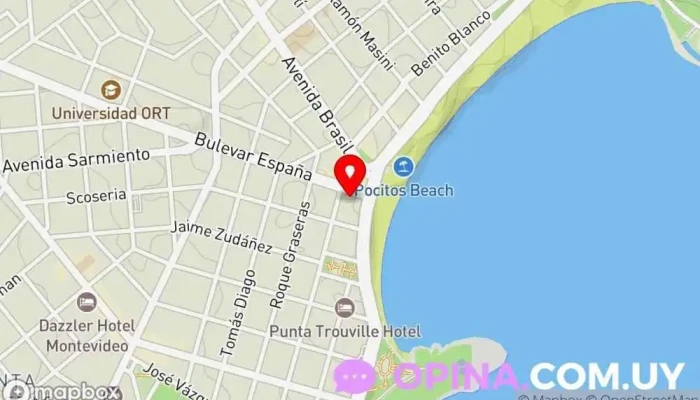 mapa de Inmobiliaria Pablo Otero Muñoz Agencia inmobiliaria en Montevideo