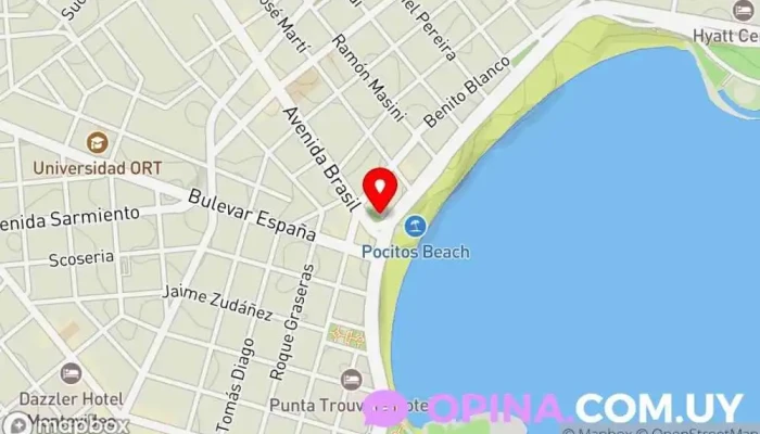 mapa de Inmobiliaria Park Agencia inmobiliaria en Montevideo